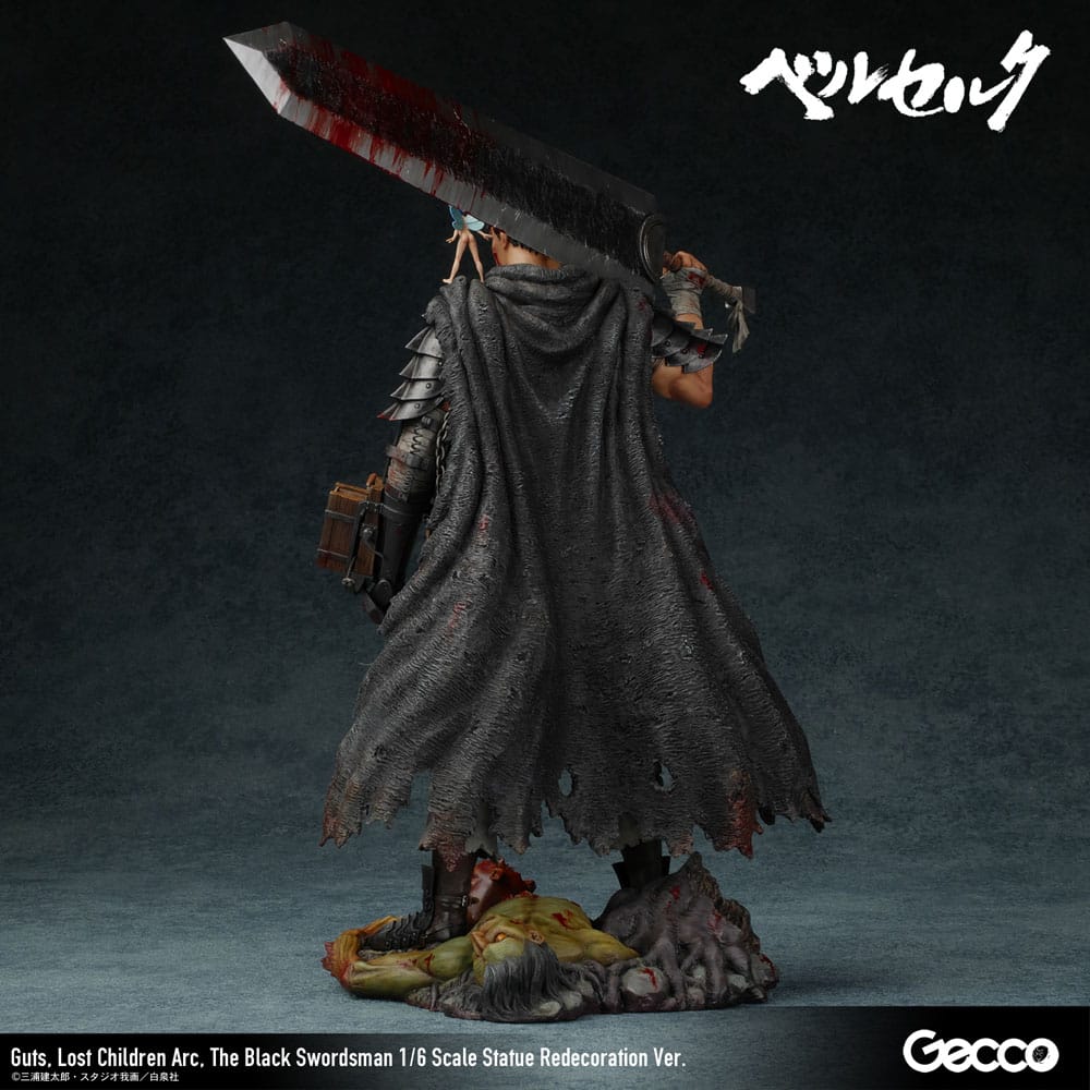 Berserk Statue Guts Lost Children Arc The Black Swordsman Redecoration Ver. Gecco