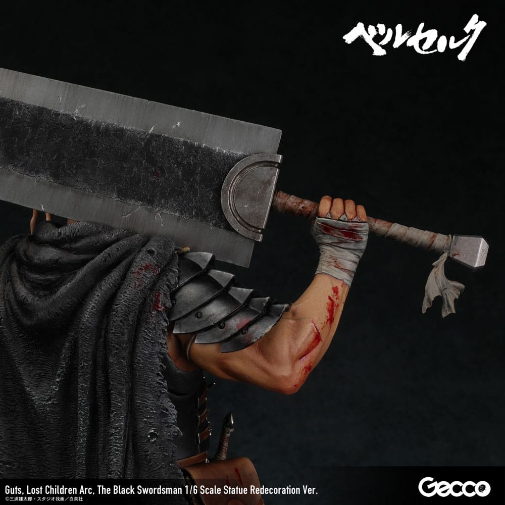 Berserk Statue Guts Lost Children Arc The Black Swordsman Redecoration Ver. Gecco