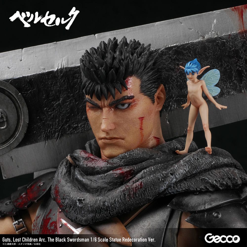Berserk Statue Guts Lost Children Arc The Black Swordsman Redecoration Ver. Gecco
