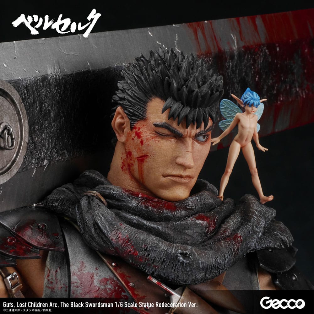 Berserk Statue Guts Lost Children Arc The Black Swordsman Redecoration Ver. Gecco