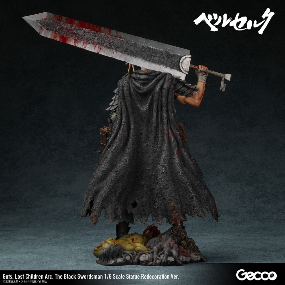 Berserk Statue Guts Lost Children Arc The Black Swordsman Redecoration Ver. Gecco