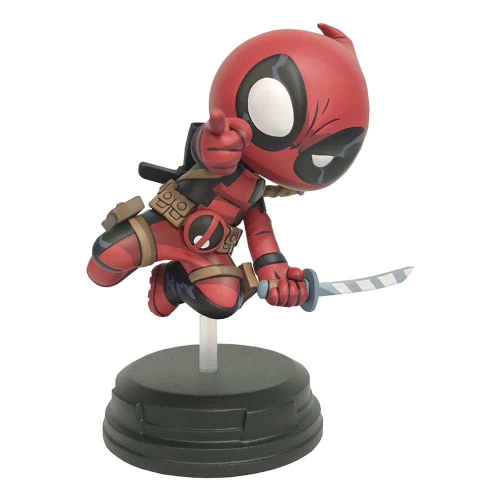 Marvel Animated Statue Deadpool Jumping Gentle Giant
