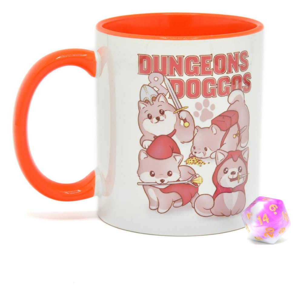 Glassstaff Gift Set Mug & Dice D20 Dungeons & Doggos Glassstaff
