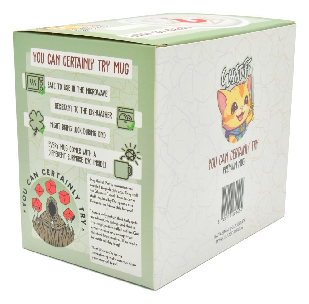 Glassstaff Gift Set Mug & Dice D20 You can certainly try Glassstaff