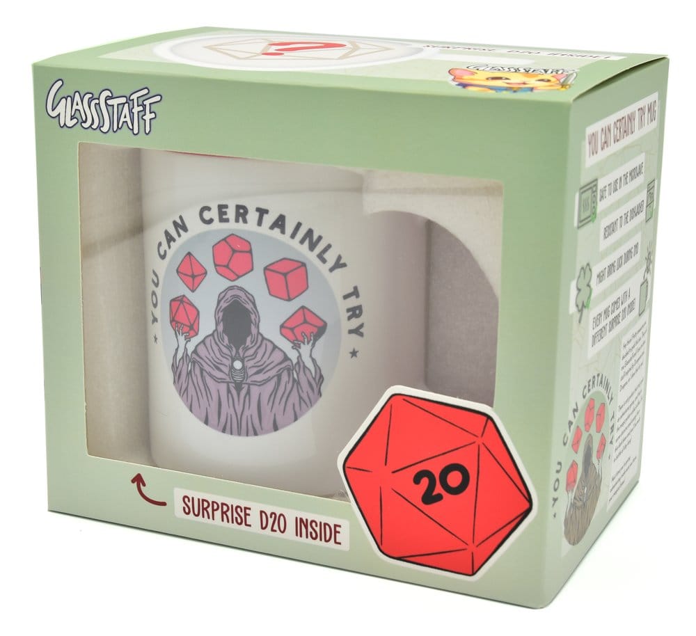 Glassstaff Gift Set Mug & Dice D20 You can certainly try Glassstaff