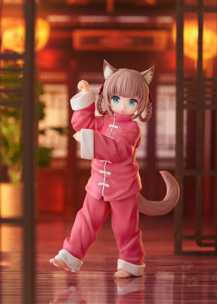 My Cat Is a Kawaii Girl Palette Dress Up Collection Statue Kinako Nyang fu Ver. Golden Head
