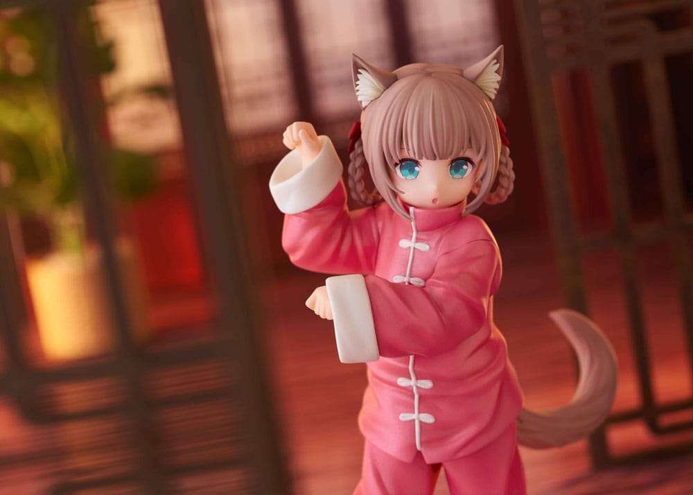 My Cat Is a Kawaii Girl Palette Dress Up Collection Statue Kinako Nyang fu Ver. Golden Head