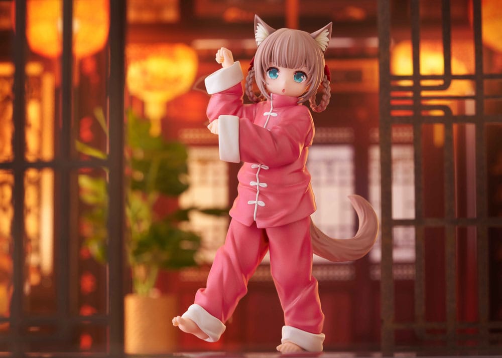 My Cat Is a Kawaii Girl Palette Dress Up Collection Statue Kinako Nyang fu Ver. Golden Head