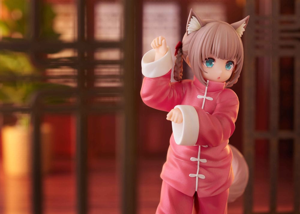 My Cat Is a Kawaii Girl Palette Dress Up Collection Statue Kinako Nyang fu Ver. Golden Head