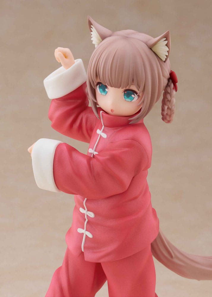 My Cat Is a Kawaii Girl Palette Dress Up Collection Statue Kinako Nyang fu Ver. Golden Head