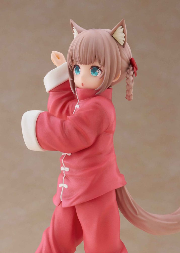My Cat Is a Kawaii Girl Palette Dress Up Collection Statue Kinako Nyang fu Ver. Golden Head