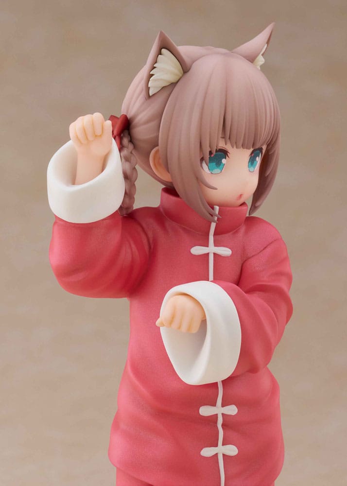 My Cat Is a Kawaii Girl Palette Dress Up Collection Statue Kinako Nyang fu Ver. Golden Head