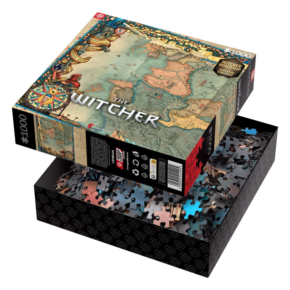 The Witcher 3 Gaming Puzzle The Northern Kingdoms 1000 pieces Good Loot