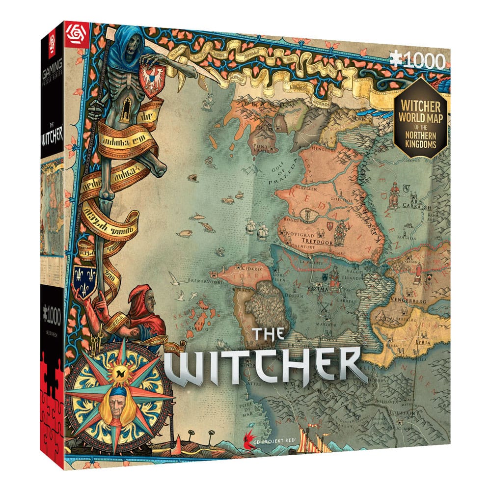The Witcher 3 Gaming Puzzle The Northern Kingdoms 1000 pieces Good Loot