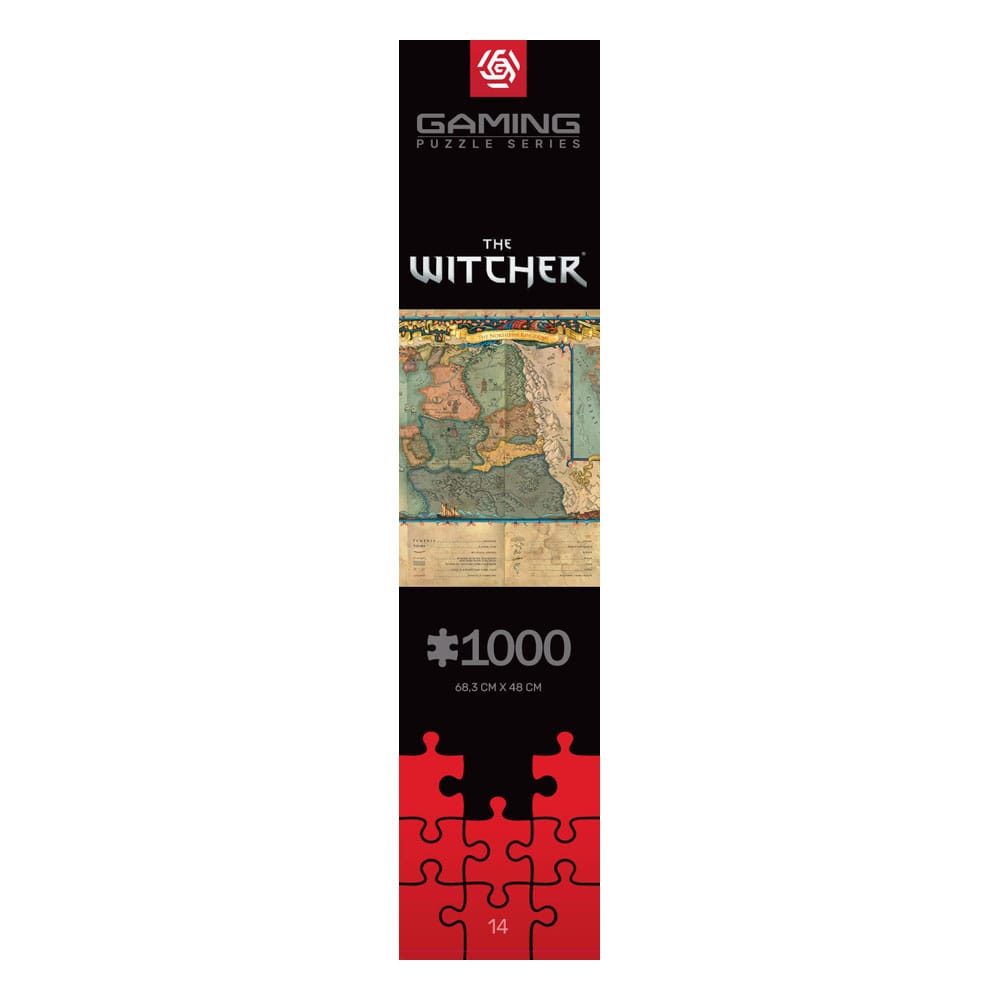The Witcher 3 Gaming Puzzle The Northern Kingdoms 1000 pieces Good Loot