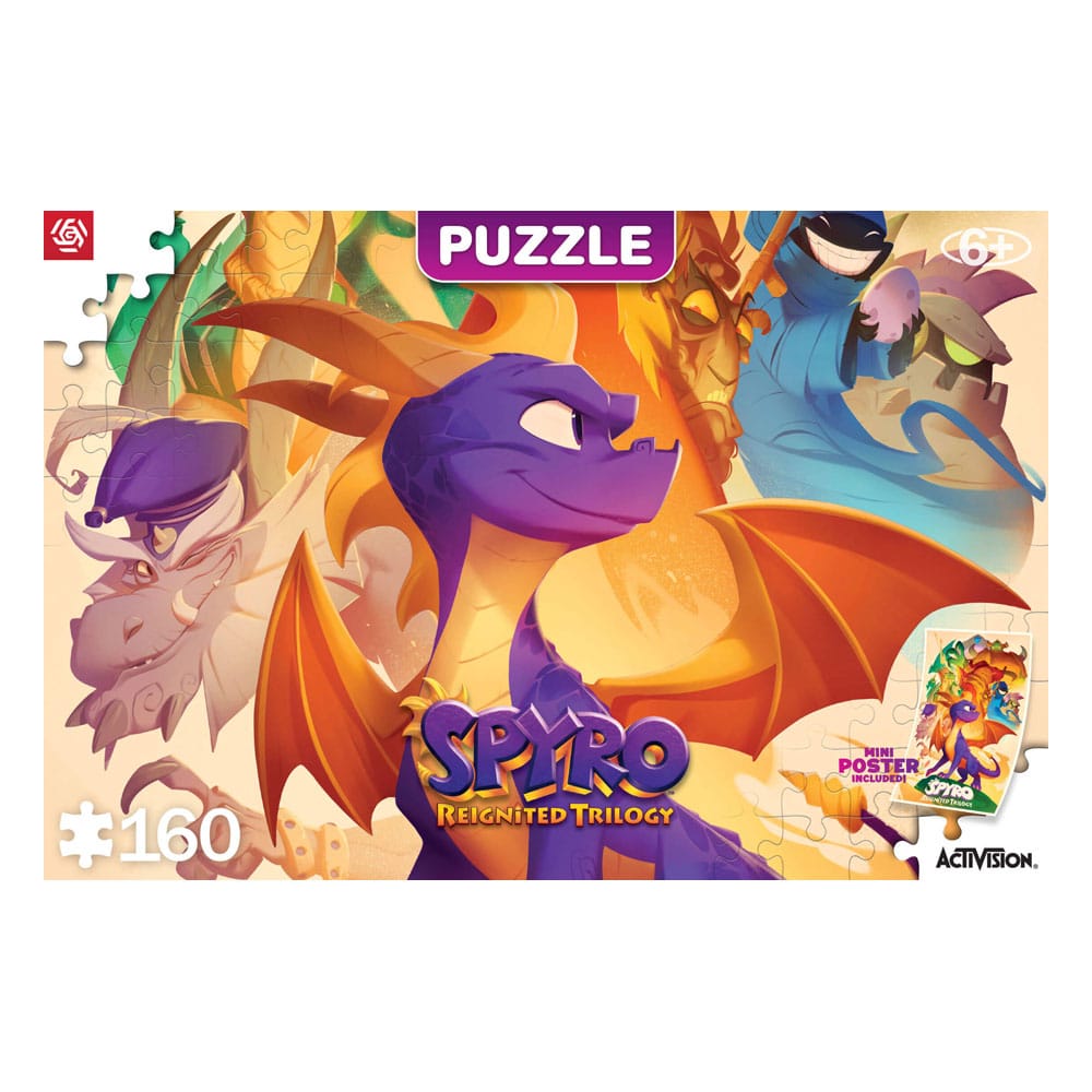 Spyro Reignited Trilogy Kids Puzzle Heroes 160 pieces Good Loot