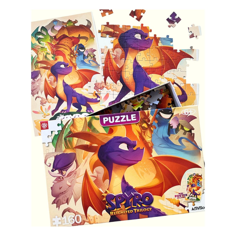 Spyro Reignited Trilogy Kids Puzzle Heroes 160 pieces Good Loot