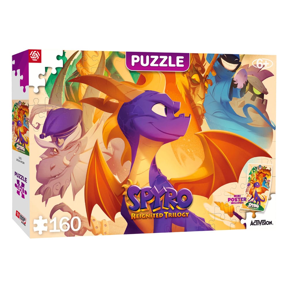 Spyro Reignited Trilogy Kids Puzzle Heroes 160 pieces Good Loot