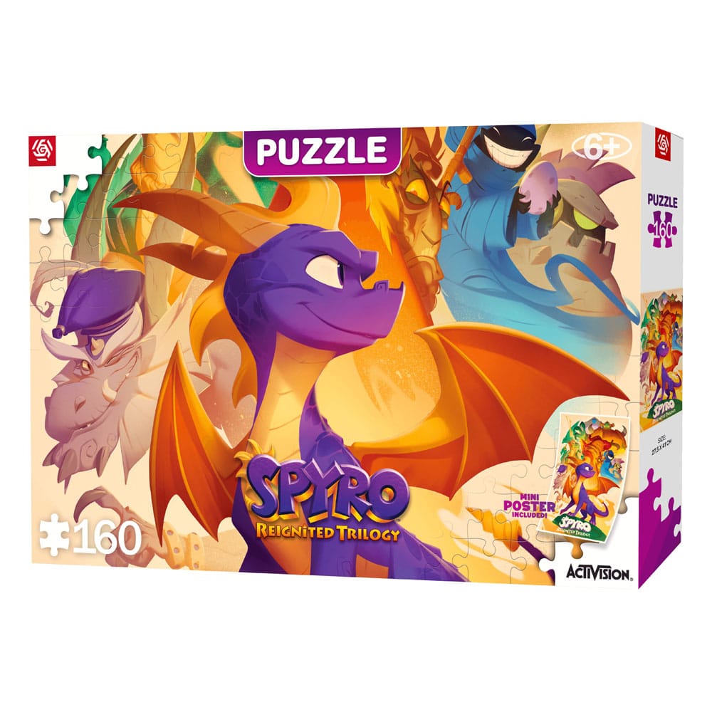 Spyro Reignited Trilogy Kids Puzzle Heroes 160 pieces Good Loot