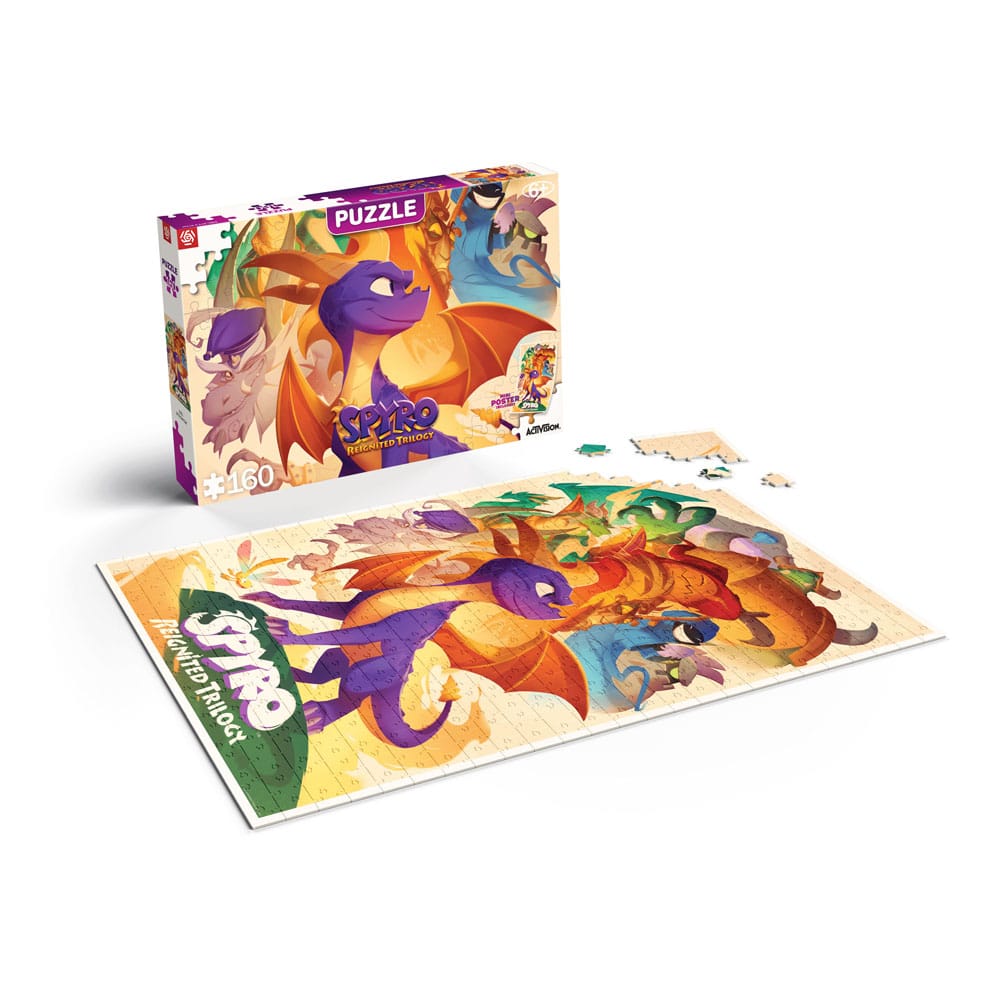 Spyro Reignited Trilogy Kids Puzzle Heroes 160 pieces Good Loot