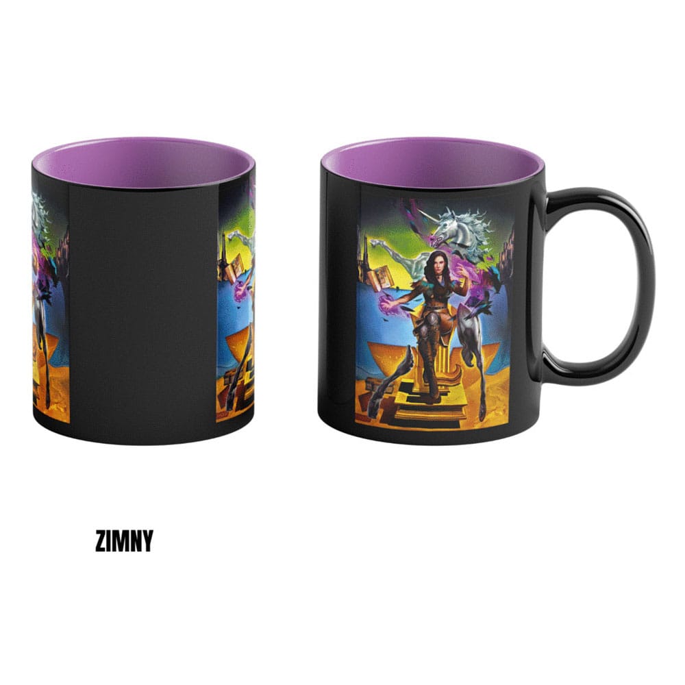 The Witcher III Wild Hunt Game Art Chronicles Heat Change Mug Yennefer inspired by Salvador Dali 450 ml Good Loot