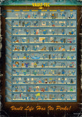 Fallout 4 Puzzle Perk Poster 1000 pieces Good Loot