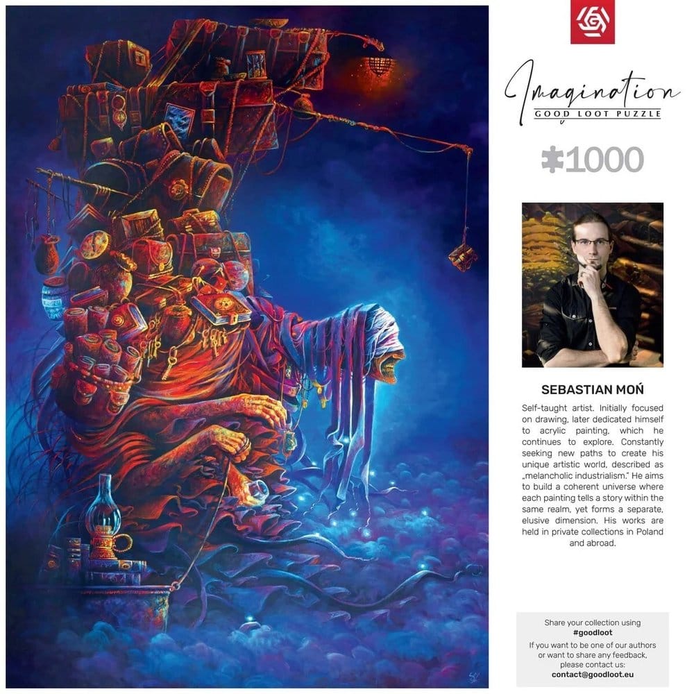 Imagination Series Puzzle Sebastian Mon Ciezar doswiadczen 1000 pieces Good Loot