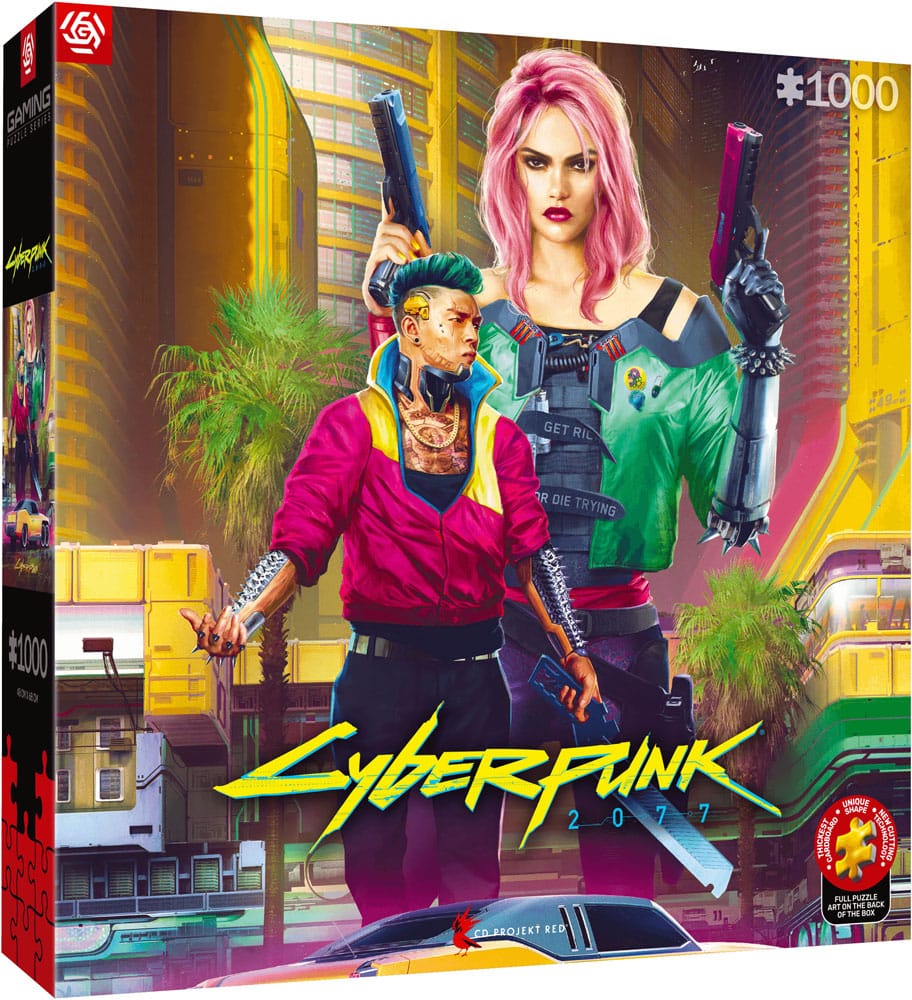 Cyberpunk 2077 Puzzle Kitsch Style 1000 pieces Good Loot