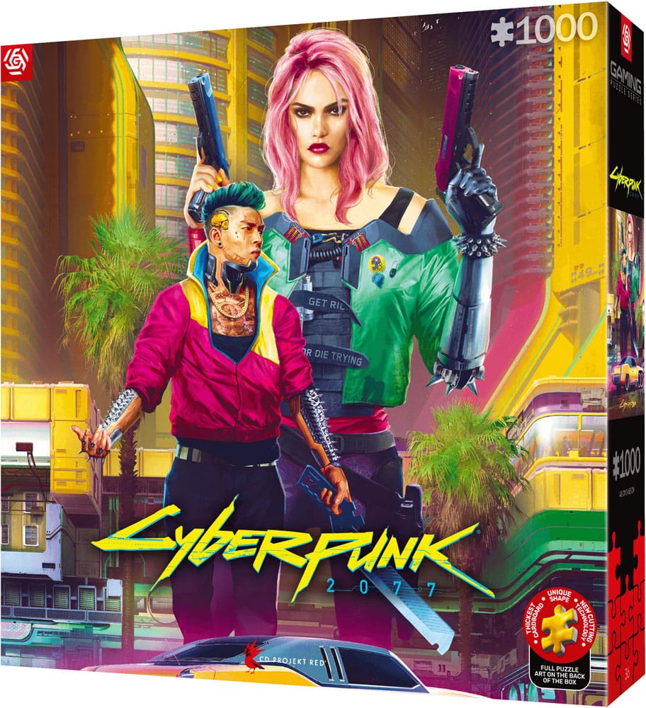 Cyberpunk 2077 Puzzle Kitsch Style 1000 pieces Good Loot