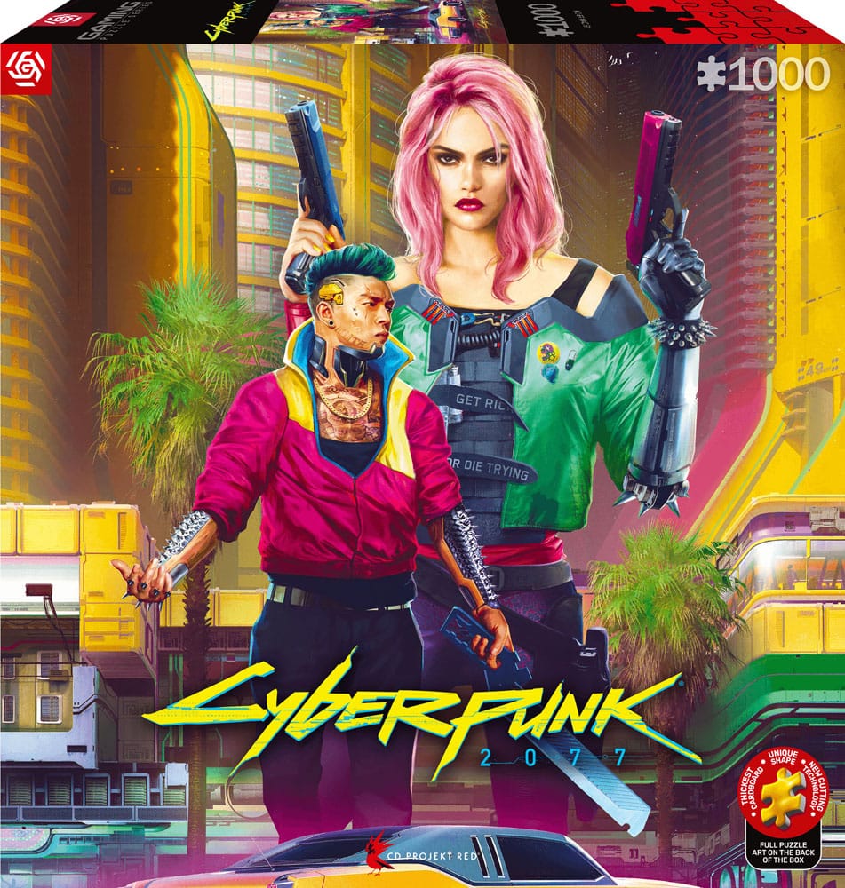 Cyberpunk 2077 Puzzle Kitsch Style 1000 pieces Good Loot