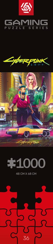 Cyberpunk 2077 Puzzle Kitsch Style 1000 pieces Good Loot