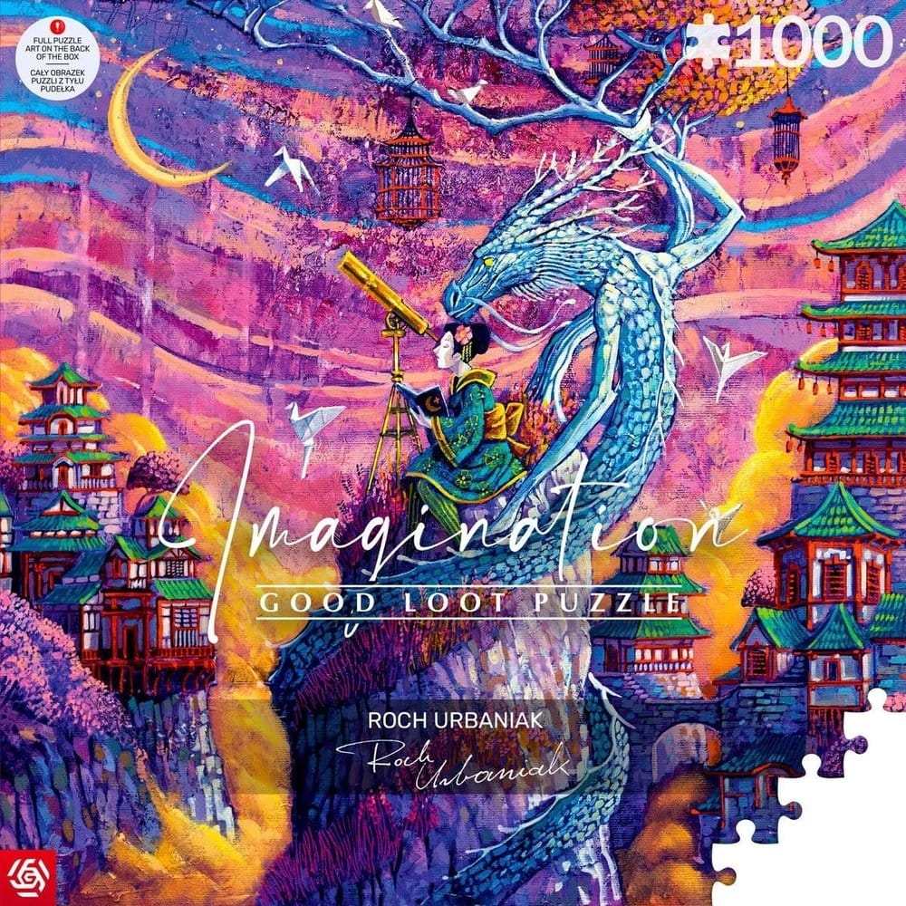 Imagination Series Puzzle Roch Urbaniak Sakura i Ryu 1000 pieces Good Loot
