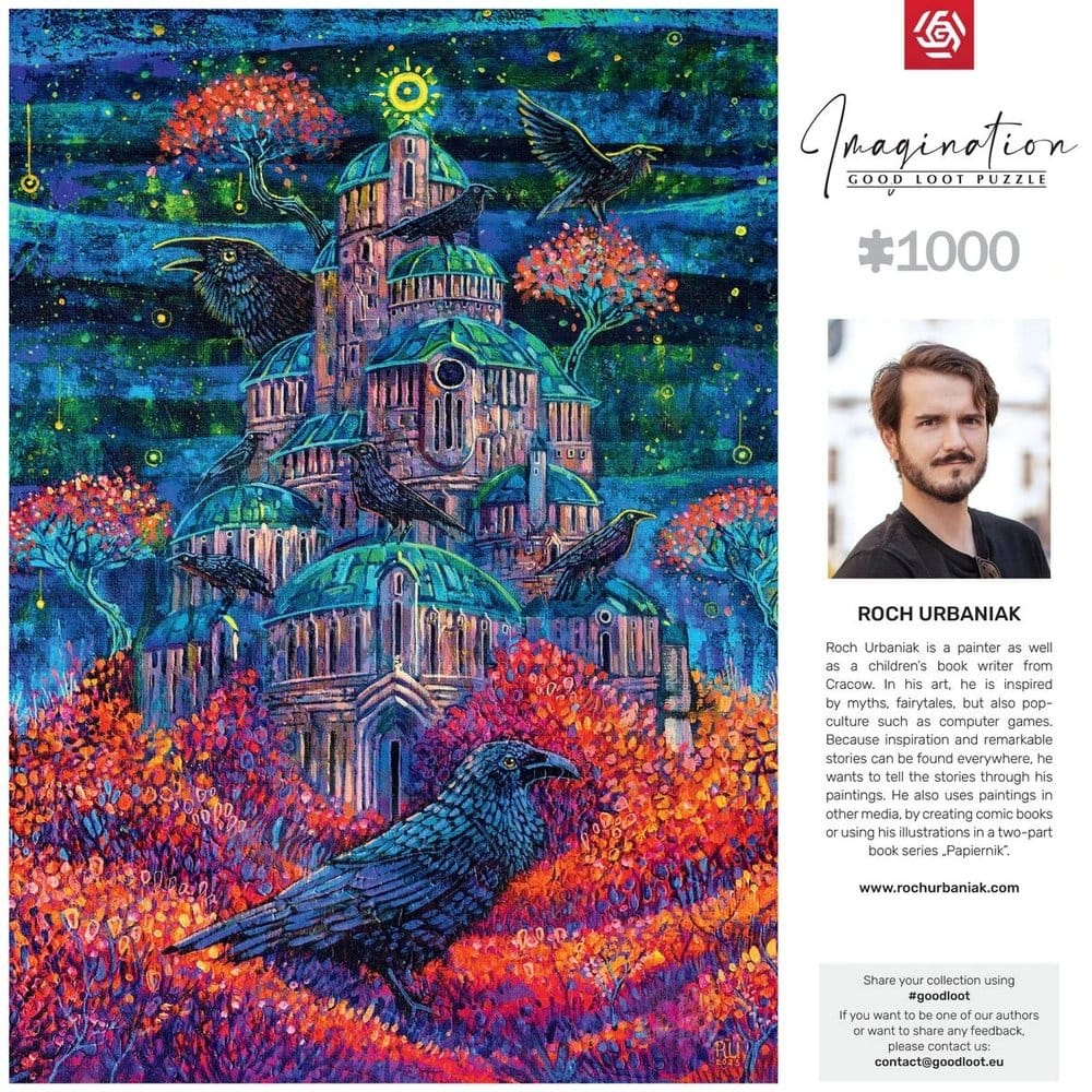 Imagination Series Puzzle Roch Urbaniak Twierdza Pani Kruków 1000 pieces Good Loot