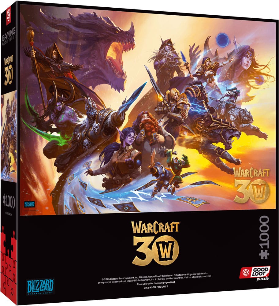 World of Warcraft Puzzle 30th Anniversary 1000 pieces Good Loot