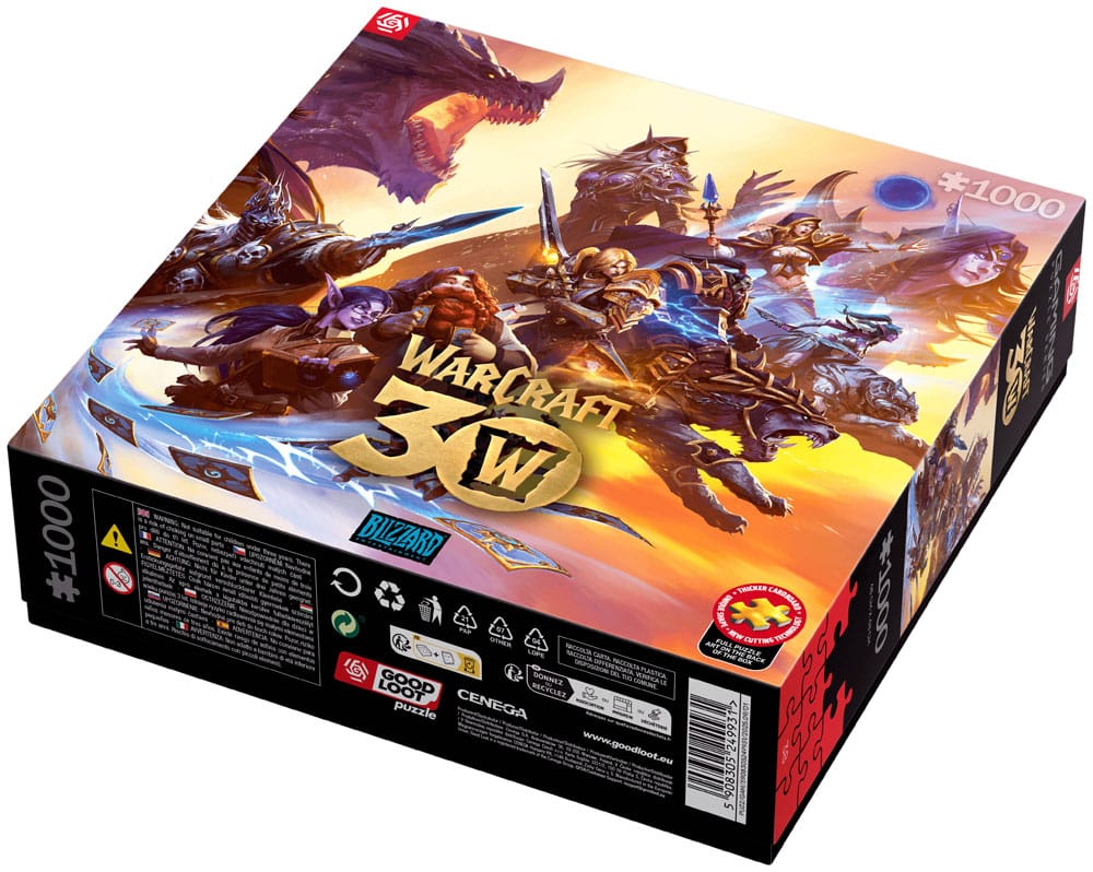 World of Warcraft Puzzle 30th Anniversary 1000 pieces Good Loot
