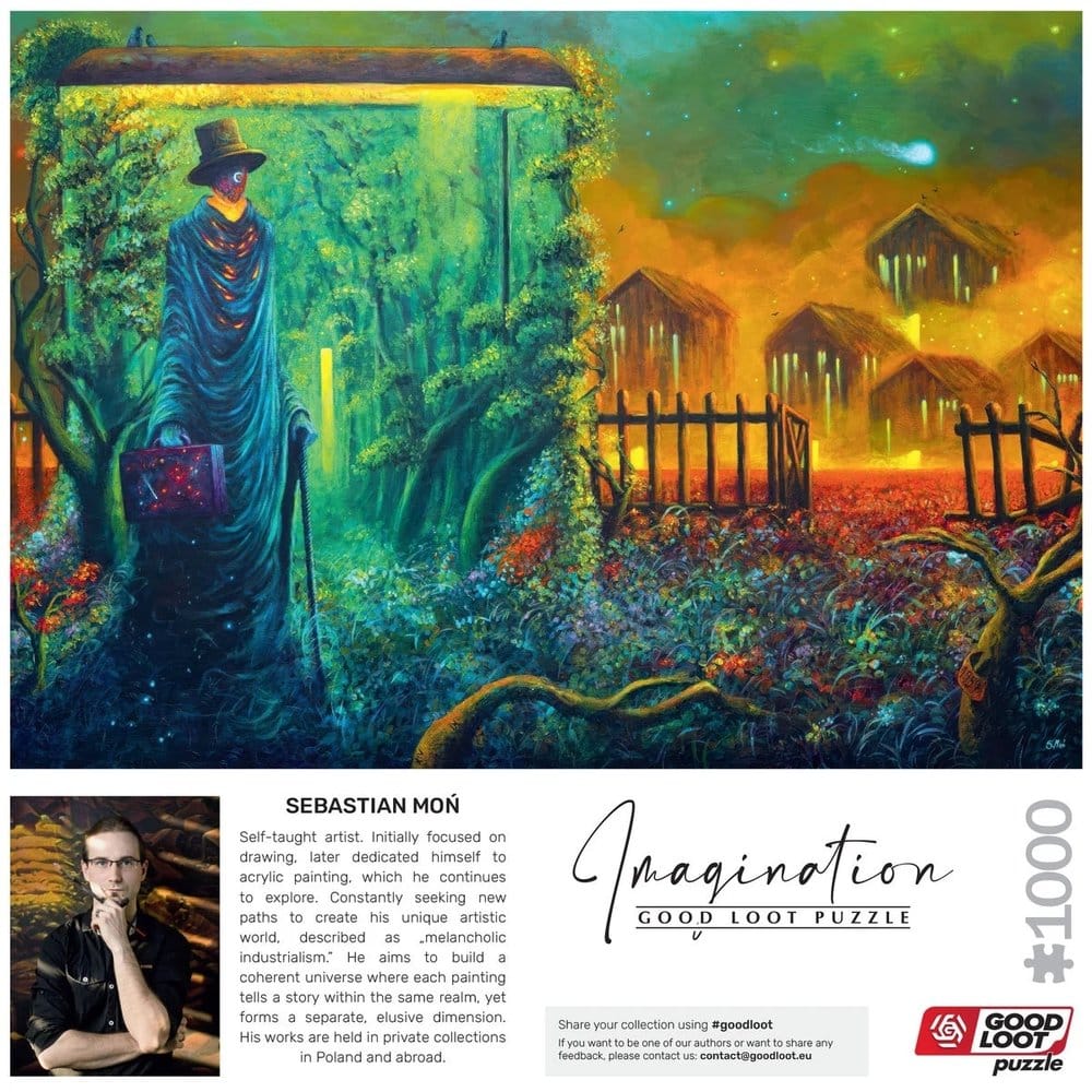 Imagination Series Puzzle Sebastian Mon Stationary Traveller II 1000 pieces Good Loot