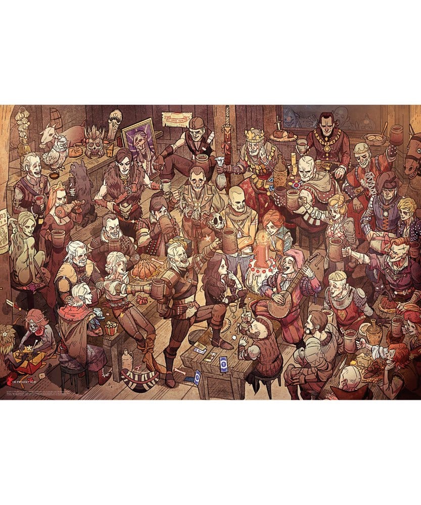 The Witcher Puzzle Birthday 1000 pieces Good Loot