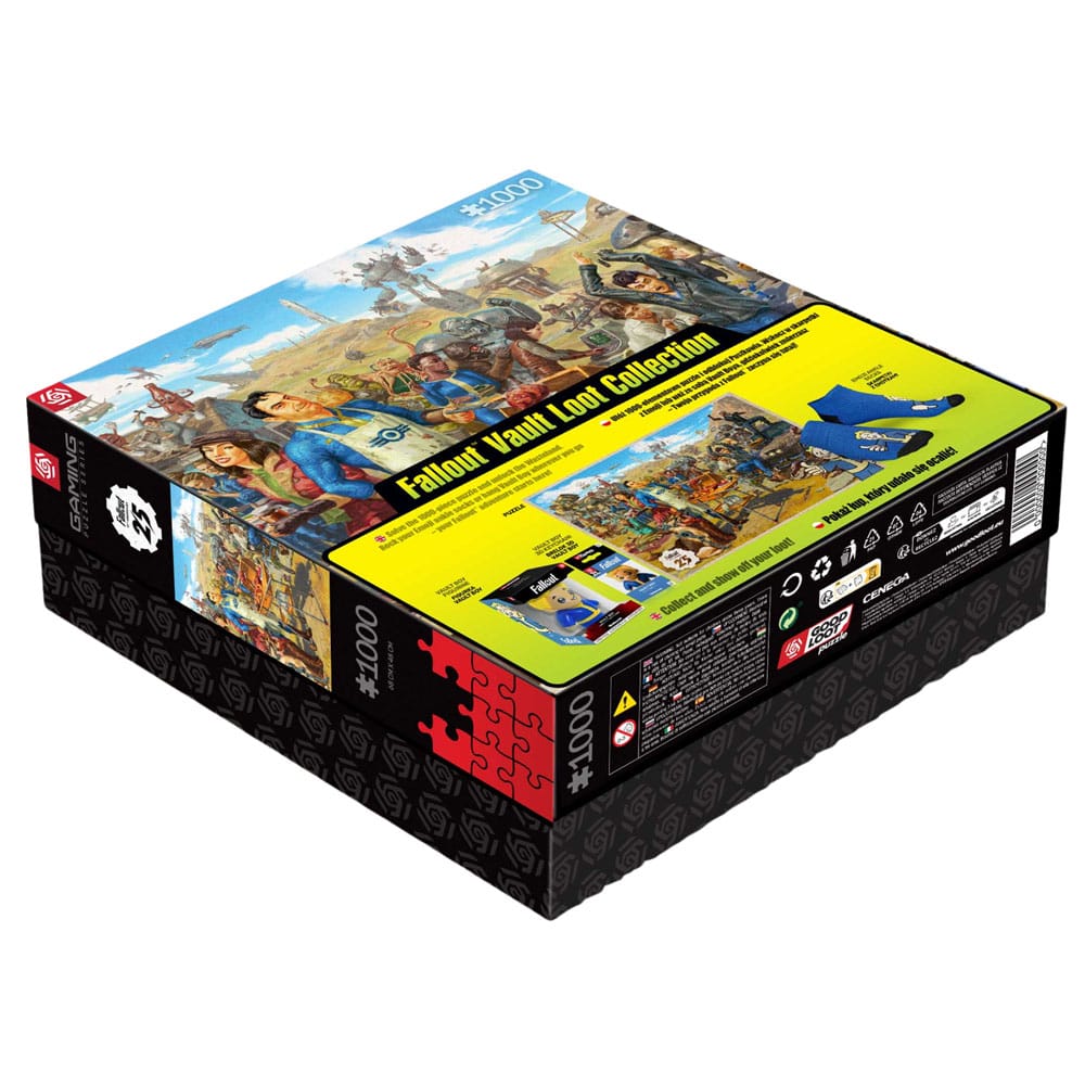 Fallout gift set Fallout Vault Loot Collection Puzzle socks figurine & key ring Good Loot