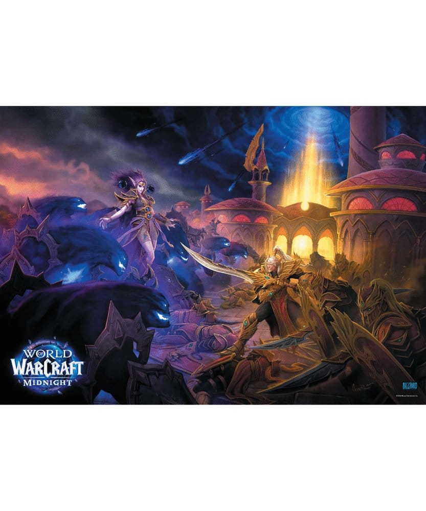 World of Warcraft Puzzle Midnight Against the Void 1000 pieces Good Loot