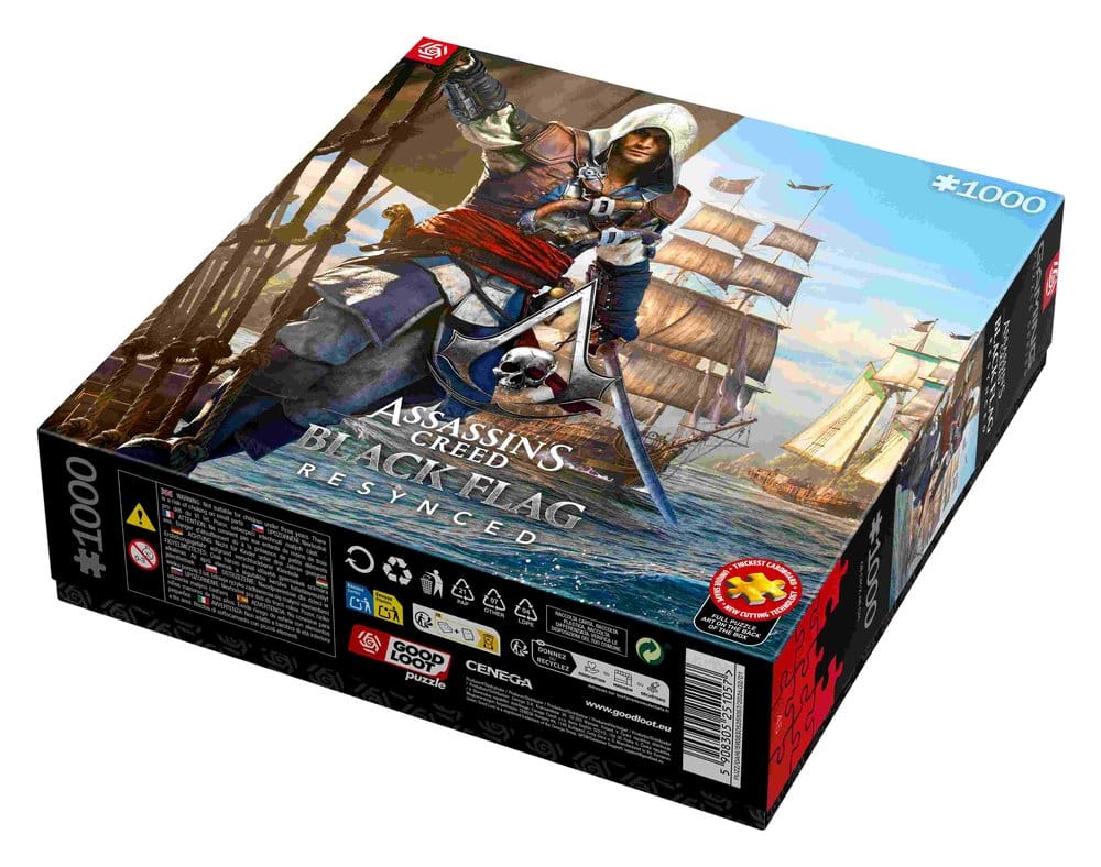 Assassin's Creed Black Flag Resynced Puzzle 1000 pieces Good Loot