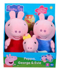Peppa Pig Plush figures 3er Pack Character Options