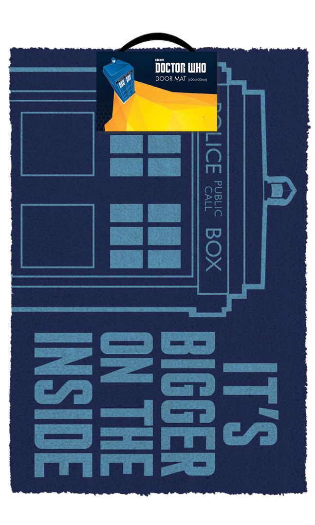 Doctor Who Doormat Tardis Pyramid International