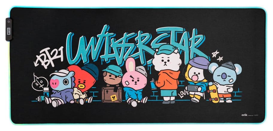 BT21 LED XXL Mouse Mat Grupo Erik