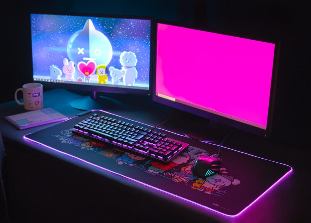 BT21 LED XXL Mouse Mat Grupo Erik