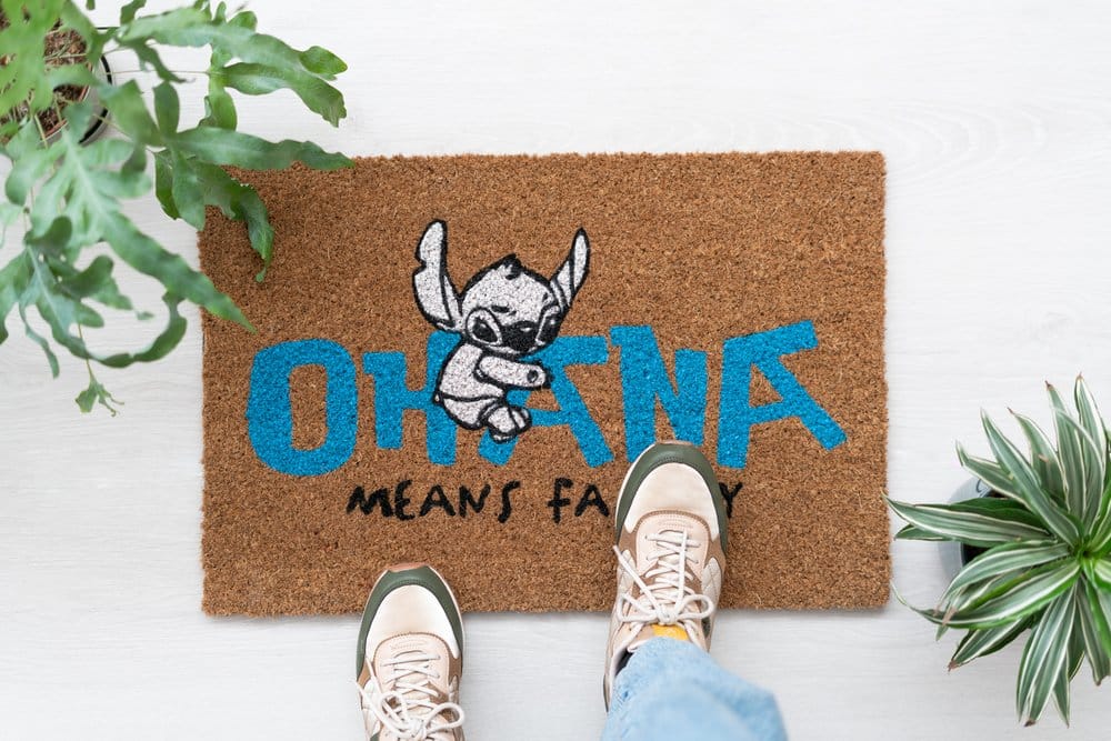 Disney Stitch Doormat Ohana Grupo Erik