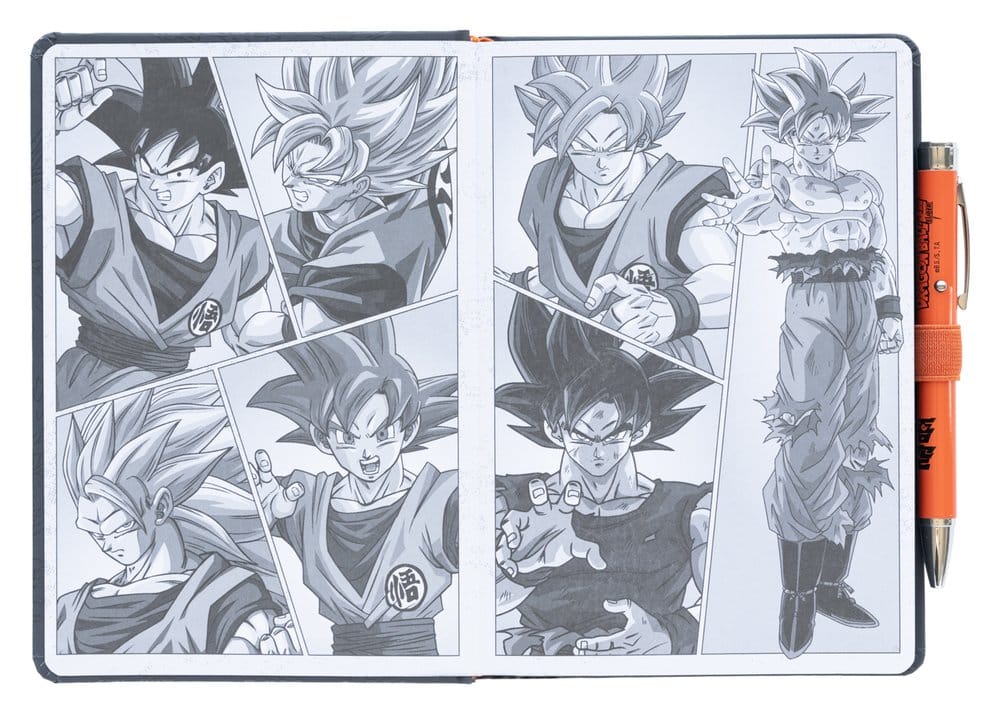 Dragon Ball Premium Notebook A5 with Projector Pen Super Goku Grupo Erik