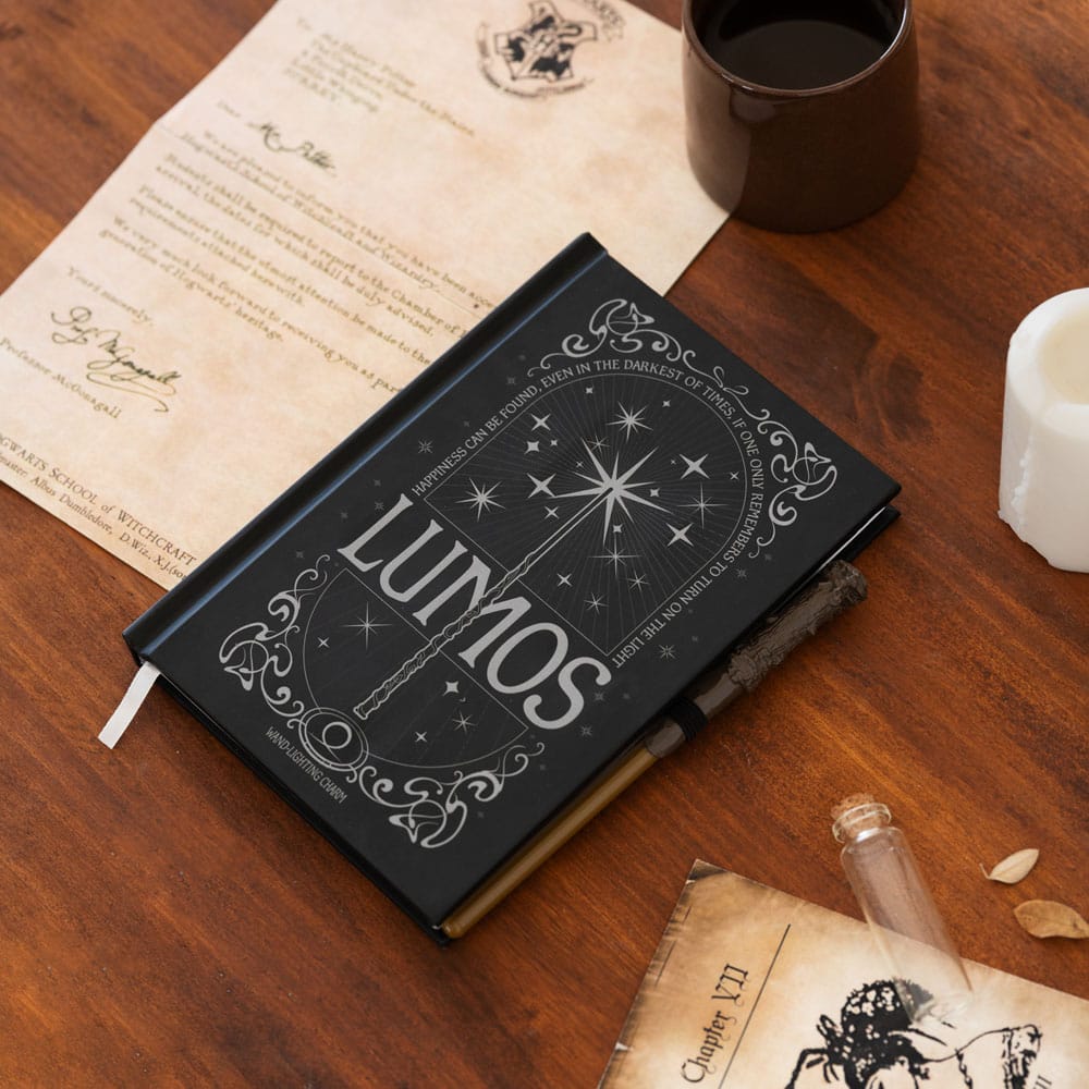 Harry Potter Premium Notebook A5 with Light Lumos Maxima Grupo Erik