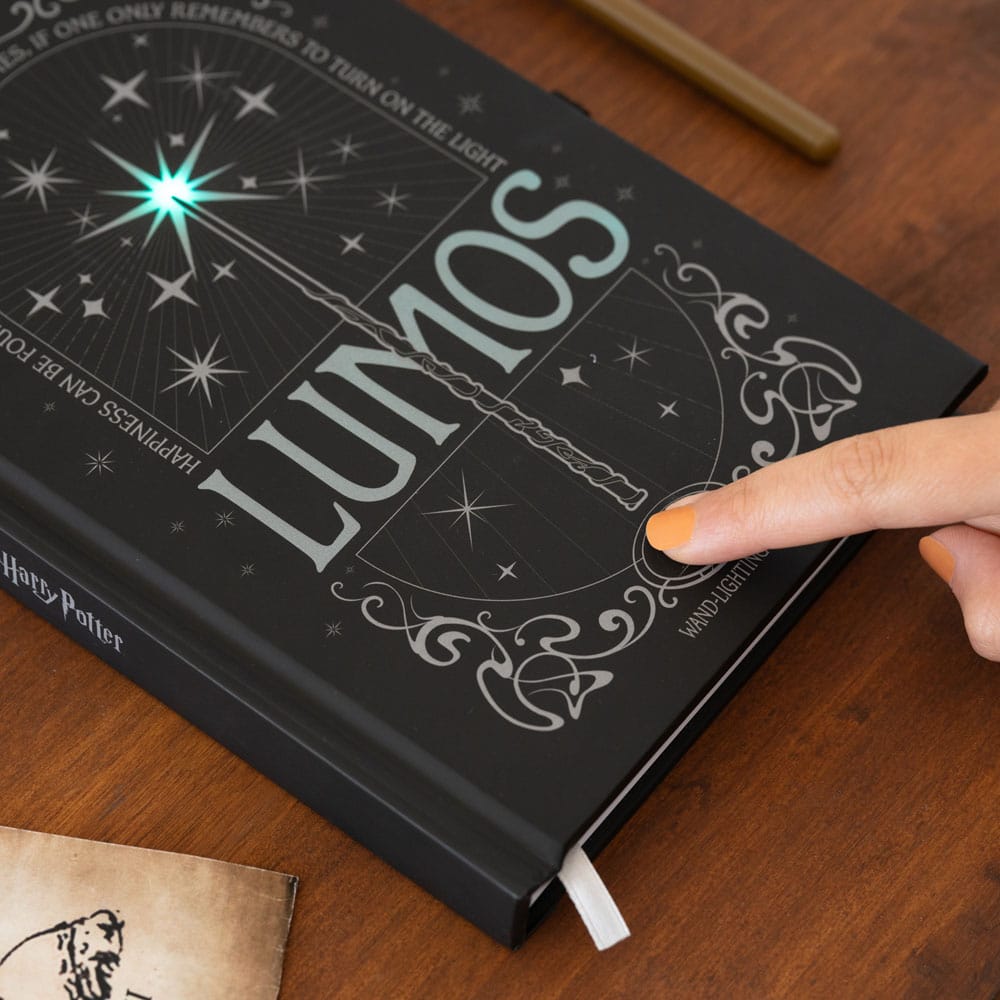 Harry Potter Premium Notebook A5 with Light Lumos Maxima Grupo Erik