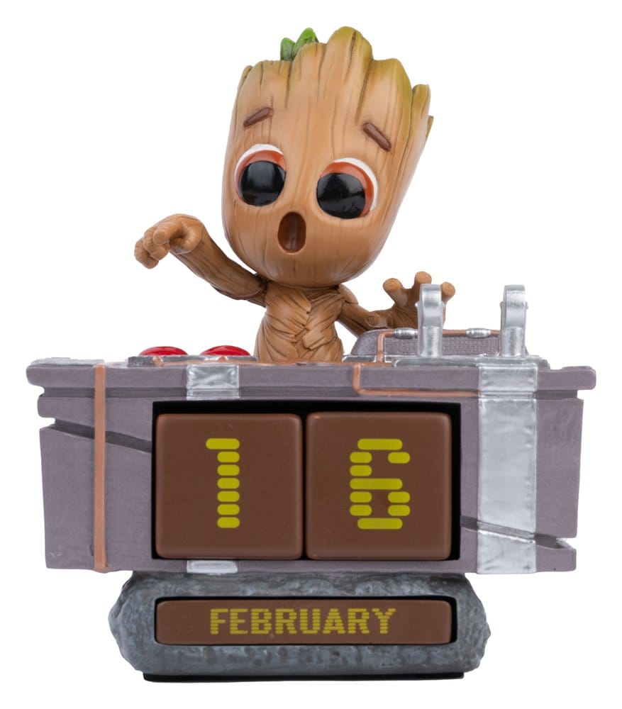 Marvel 3D Perpetual Calendar Groot Death Button Grupo Erik
