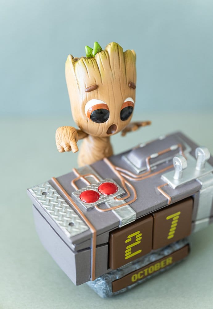 Marvel 3D Perpetual Calendar Groot Death Button Grupo Erik